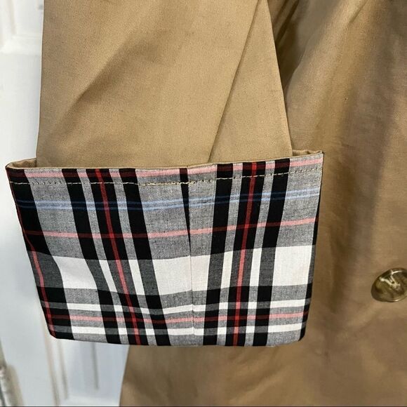 COURT & Rowe Trench Coat Size Medium Khaki. NWT - Picture 6 of 14